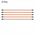 Uxcell 5pcs 33cm 3-pin Male To Servo Extension Cable Cord Connectors 22awg 60-cores Wire For Rc Futaba Jr