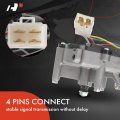 A-premium Front Windshield Wiper Motor Compatible With Dodge Raider 1987-1989 Mitsubishi Montero 1983-1991 Sport Utility 4-pin