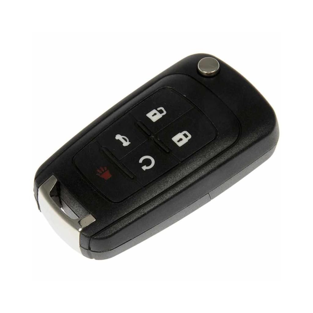 Keyless Remote Case Repair For Chevy Camaro 2010 2011 2012 2013 2014 2015 5 Buttons Black Plastic Rubber Metal 13504199