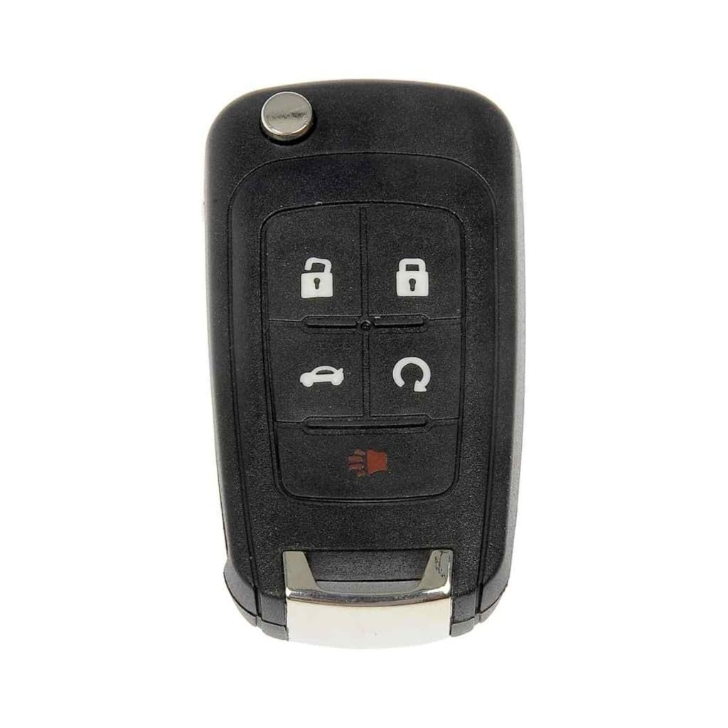 Keyless Remote Case Repair For Chevy Camaro 2010 2011 2012 2013 2014 2015 5 Buttons Black Plastic Rubber Metal 13504199