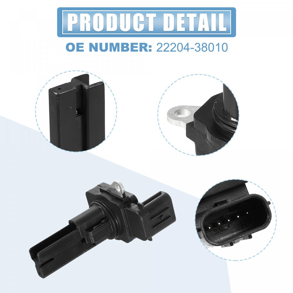 No 22204-38010 Car Mass Air Flow Sensor Meter Maf Airflow Replacement For Lexus G60 4 6l 2007-2011 Ls460 4 2007-2020