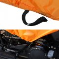 X Autohaux Motorcycle Cover Lightweight Half Outdoor Waterproof Rain Dust Protector Orange Xl Size For Most Full Dress Touring