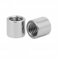 Uxcell M10 Round Connector Nuts 304 Stainless Steel Coupling Nut 13 0mm 0 51inch Length Pack Of 4
