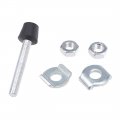 Uxcell M8x70mm Carbon Steel Toggle Clamp Screw Assembly With Rounded Spindle Tip 2pcs