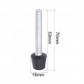 Uxcell M8x70mm Carbon Steel Toggle Clamp Screw Assembly With Rounded Spindle Tip 2pcs