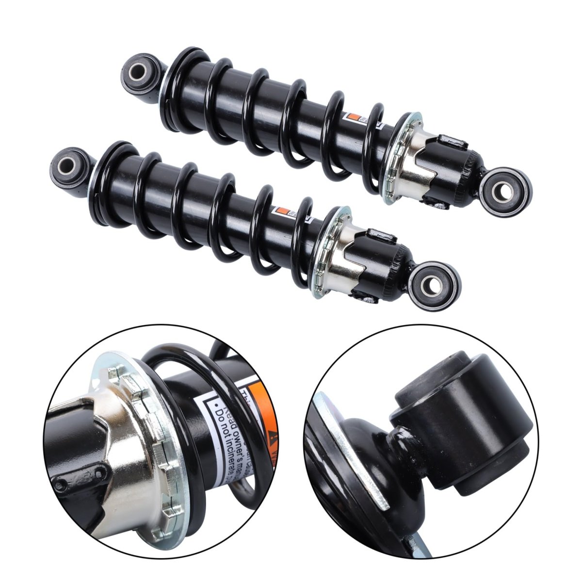 2 Pcs Rear Shocks Shock Absorber 45014-1725 45014-0259 45014-1435 Replacement For Mule 2510 3010 4010 2000-2009 2010-2013