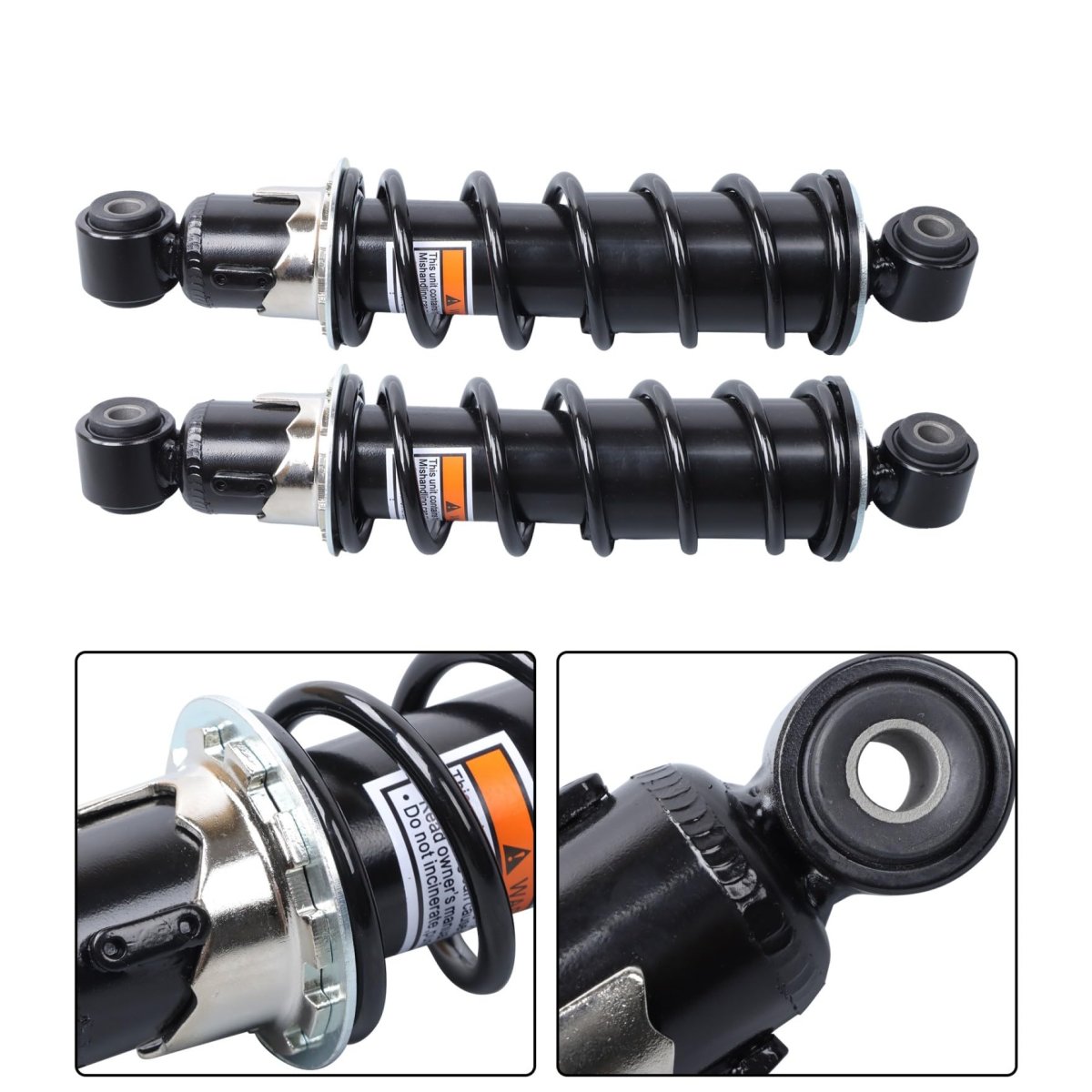 2 Pcs Rear Shocks Shock Absorber 45014-1725 45014-0259 45014-1435 Replacement For Mule 2510 3010 4010 2000-2009 2010-2013