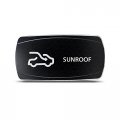 Ch4x4 Rocker Switch Sunroof Symbol- Horizontal-white Led