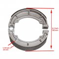 Foreverun Motor Front And Rear Brake Shoes For Kawasaki Klf 220 Bayou 1988-2002