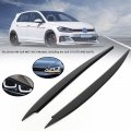 Topteng Car Front Headlight Eyelid Eyebrow Cover Trim Black Fits For Vw Golf Mk7 2013 Models Including Gti Gtd And R