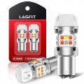 Lasfit T3 1157 Led Bulb Switchback Built In Resistor Front Turn Signal Canbus Error Free White Amber 2023 500 Bright 2057 2357 
