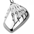 Atpmtas Custom Motorcycle Motorbike Skeleton Hand Claw Side Rear View Billet Mirror Universal Fit Honda Cb 750 Cbr 600 F4i 1000