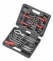 14 Piece Professional Drum Brake Tool Set With Lining Gauge Spring Pliers And Adjustment Spoons For Import Domestic Vehicles 
