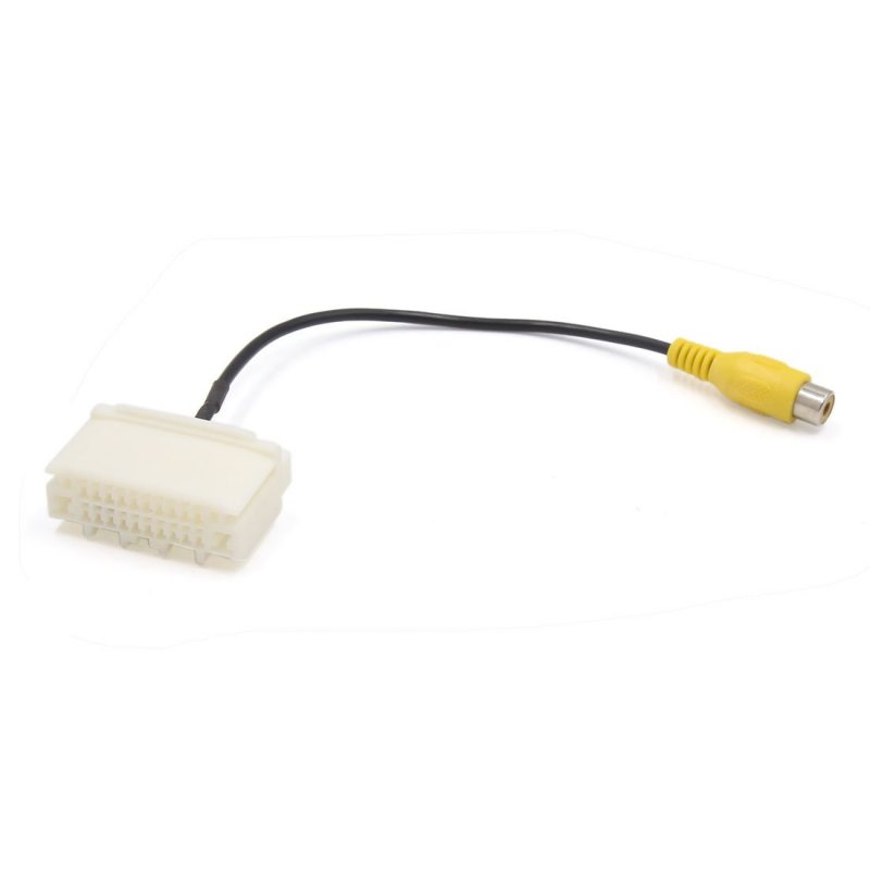 Automobile Car Cd Player Reverse Backup Rear View Camera Cable Adapter For Jeep