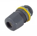 Liquid Tight Strain Relief 1 2 Inch Npt Thread W Round Hole For Use-2 12 10 Wire 100- 300 Gray Pack Of 5 