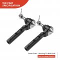 A-premium Set Of 8 Front Sway Bar Link Lower Ball Joint Inner Outer Tie Rod End Compatible With Chevy Silverado 1500 00-06