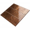 4x12 Glass Subway Wall Tile For Bathroom And Kitchen Backsplash No Peel Stick Deco Brown 