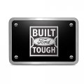 Ipick Image Made For Ford Built-ford-tough 3d Black 3 8 Thick Solid Billet Aluminum Tow Hitch Cover