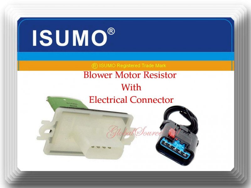 5174618aa Blower Resistor Motor With Electrical Connector Fits Chrysler Aspen 2007-2009 Dodge Dakota 2001-2004 Durango