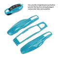 Fydun Car Key Fob Cover Shell Protector Assembly 3 Parts For Panamera Cayenne Macan Boxster Cayman 911 718 Miami Blue