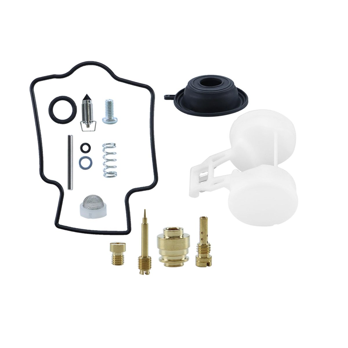 4 Pcs Carburetor Repair Kit Diaphragm Float Replacement For Zx6r Zx600 Zzr600 1990 To 1995