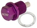 Universal Anodized Purple Magnetic Oil Drain Plug Bolt For M14 X 1 5mm Threads 