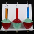Bubble Lights 3 Pack Vintage Christmas Bulbs With Red And Yellow Liquid C7 E12 Base Incandescent Glass Holiday Lamps 5 Watts 