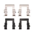 Disc Brake Hardware Set For Mitsubishi Montero 1990 To 1996 Front Axle Alx Pau Df 340 72004 Cla9 Standard Black Replacement