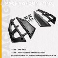 Kuafu Plastic Lower Door Panel Insert Kit Compatible With Honda Talon 1000x 1000r 2019-2021 1000x-4 2020-2021 Fronts Only