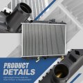 Dpi 2085 Factory Style 1-row Cooling Radiator Compatible With Suzuki Esteem 1 6l Sedan At 95-00 Aluminum Core