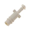 Hard Vacuum Tubing Connector Plastic White Straight 1 4 In By 8 Outer Diameter 10 Pack Alx-pau-rb-493-057-cl360a50 