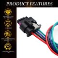4 Pin Mass Air Flow Sensor Sender Connector Plug Wire Pigtail Harness 19367009