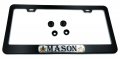 Mason Metal Black Aluminium Car License Plate Frame Holder Tbmlff