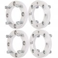 4x137 Wheel Spacers 1 In Bore 110mm For Can Am Outlander Renegade Commander 4 Piece Set With 10x1 25 Threaded Studs And Nuts 