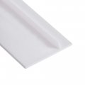 Trim Seal Silicone T-seal Channel Edge Protector Sheet 535mm 21 06 Length 2 Width White 2pcs 