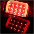 C-tube 3d Stripe Driver And Passenger Side Chrome Housing Smoke Lens Led Tail Lights Bundle With High Mount Center Stop Third