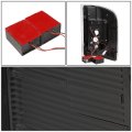 C-tube 3d Stripe Driver And Passenger Side Chrome Housing Smoke Lens Led Tail Lights Bundle With High Mount Center Stop Third