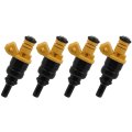 Fuel Injectors Set 0k30e13250 For 2001 2005 Kia Rio 4 Pieces 2 Hole Disc Petrol Injector Kit Base Sedan Cinco Wagon And Rx