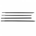 Labwork 4pcs Outer Belt Weatherstrip Replacement For 2009-2021 Ram 1500 2500 3500 4500 5500 55112376ah 55112377ah 55372138ah