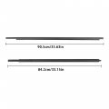 Labwork 4pcs Outer Belt Weatherstrip Replacement For 2009-2021 Ram 1500 2500 3500 4500 5500 55112376ah 55112377ah 55372138ah