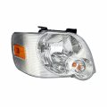Passenger Side Headlight Assembly Ford Explorer 2006 2007 2008 2009 2010 Clear Amber Plastic Capa Certified Replacement For 