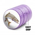 Lake Trout Fishing Valve Stem Caps For Tire Rim Wheel Aluminum Purple