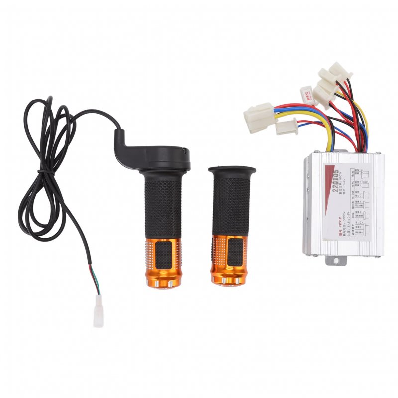 Motor Brushed Controller Box With Throttle Grip Dc36v 800w Speed A Regulator Module Turn Handle Good Heat Dissipation For
