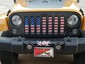 Opar Front Grille Mesh Insert For 07-17 Jeep Wrangler Jk Unlimited American Flag