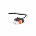 Uxcell Ceramic Car Headlight H11 Socket Harness Connector Adapter 10 Pcs
