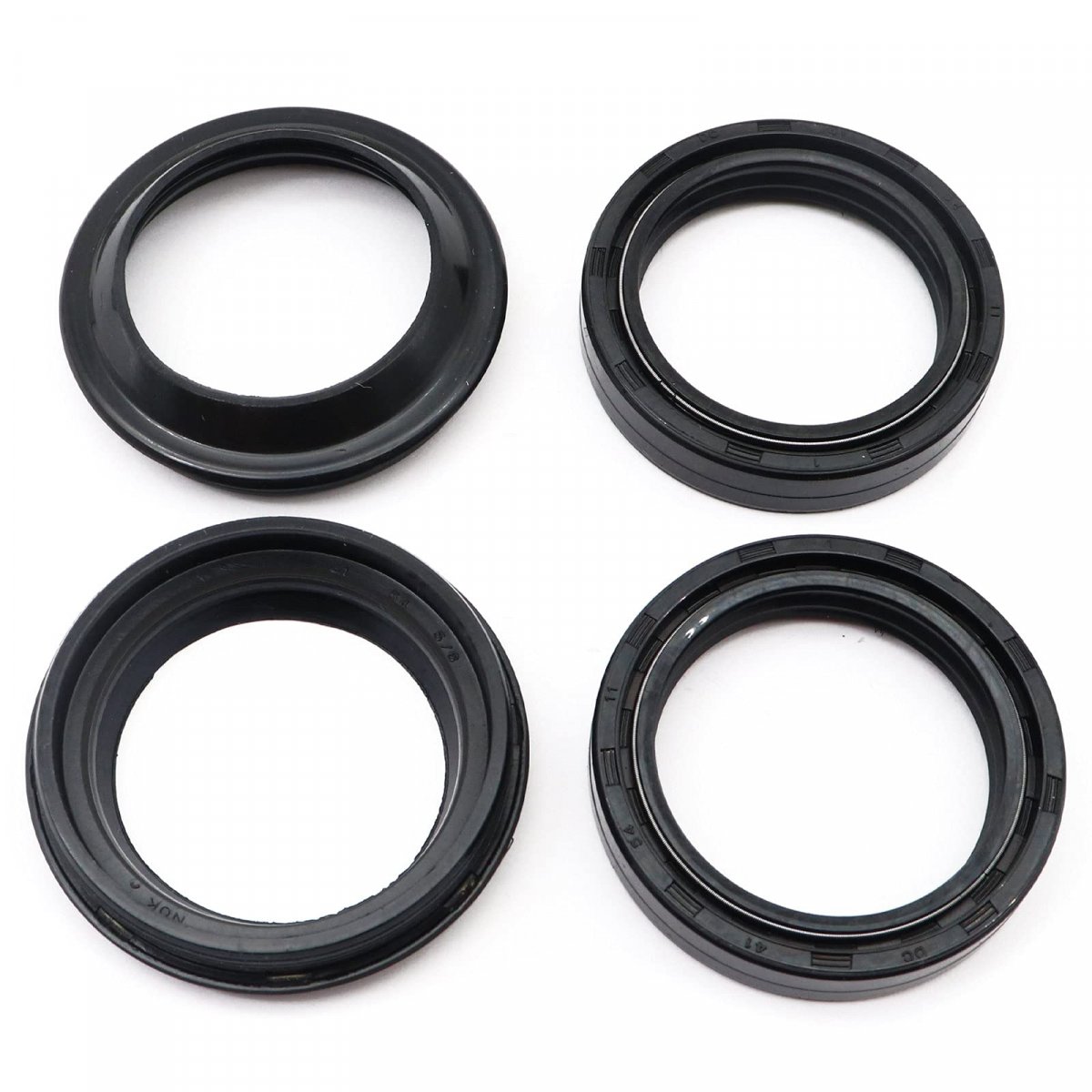 Front Fork Oil And Dust Seal Kit 41x54x11 For Honda Kawasaki Bmw Suzuki Motorcycles Part Number 56-132