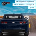Passenger Right Side Mirror Glass Assembly With Plastic Back Plate Heated Compatible 2010-2015 Chevrolet Chevy Camaro 3 6l V6 7