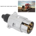Trailer Plug And Socket Kit Dc12v 7 Pin Truck Connector Wiring Harness Mounting Bracket Kits For Car Rv Ship
