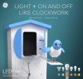 Ge Lighting Led Timer Bulb Soft White Built-in Automatic A19 Light 1 Pack