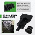 Premium 6pcs Oil Drain Plug W Drain Removal Tool For Volkswagen 1 8l 2 0l Pan Replace 06l103801